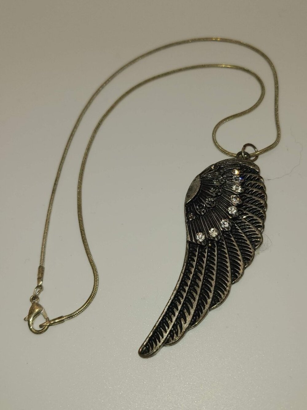 Vintage Angel Wing Necklace